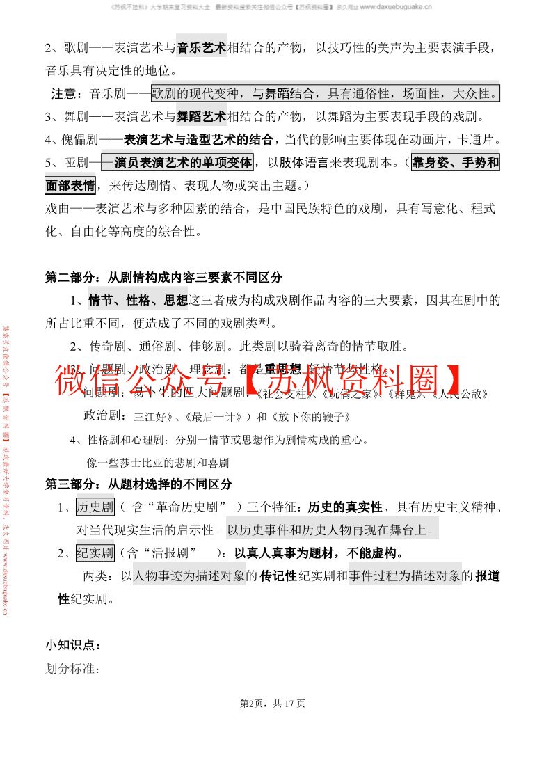 戏剧概论
